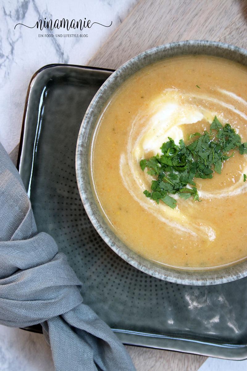 Rezeptbild: Blumenkohl-Möhren-Kartoffel-Suppe