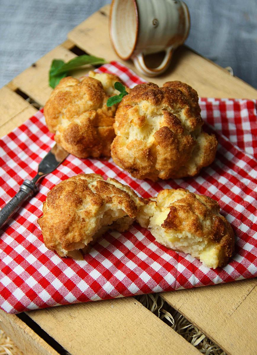 Rezeptbild: Apfelküchlein mit Zimt-Zucker-Kruste
