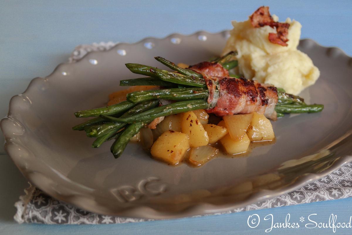 Rezeptbild: Birnen, Bohnen und Speck