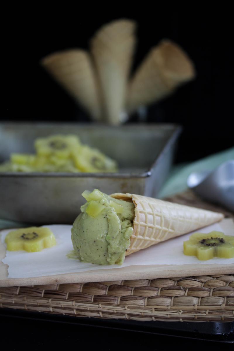 Rezeptbild: Kiwi-Avocado-Nicecream
