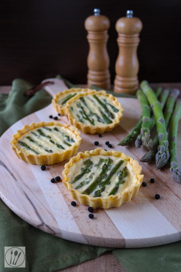 Rezeptbild: Spargel-Quiches