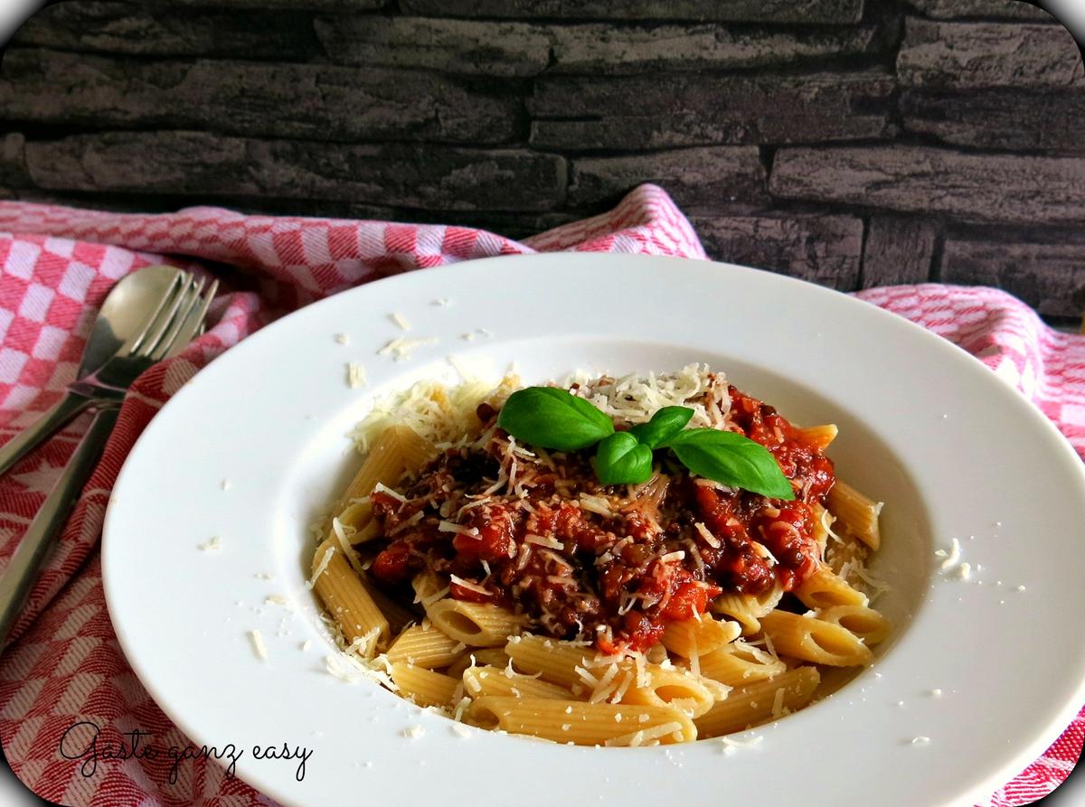 Rezeptbild: Vegetarische Linsenbolognese