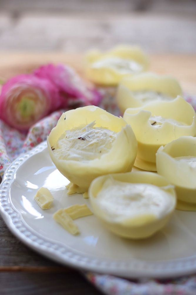 Rezeptbild: Quark Dessert im Schoko Schälche
