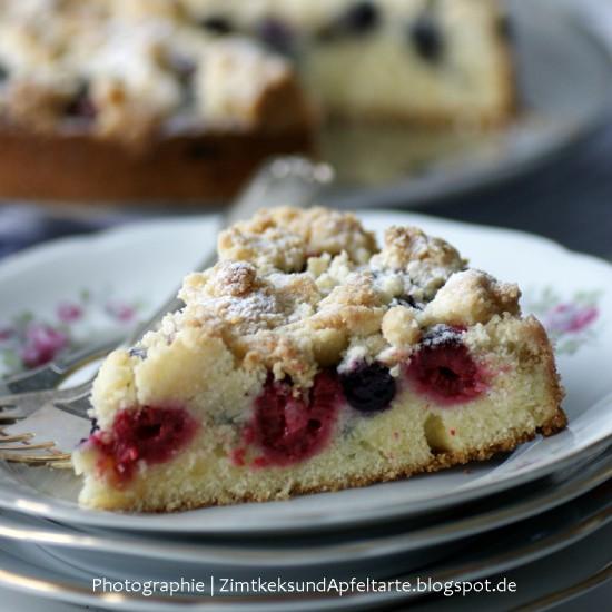 Rezeptbild: Veganer Beeren-Streuselkuchen