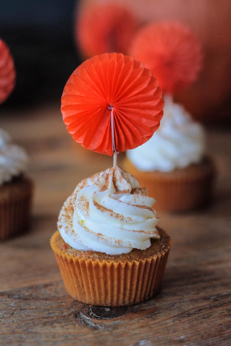 Rezeptbild: Kürbis Cupcakes