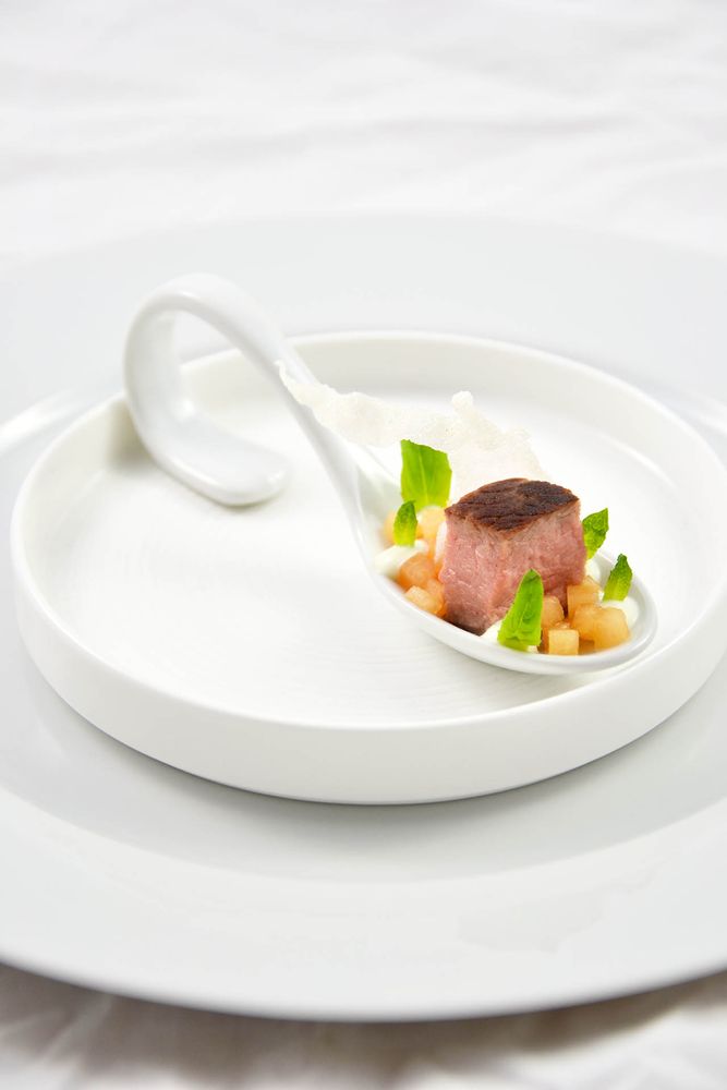Rezeptbild: Cantaloupe-Melone - Rumpsteak