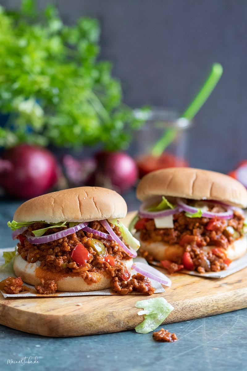 Rezeptbild: Sloppy Joe Burger - mit amerikanischer Hackfleischsauce