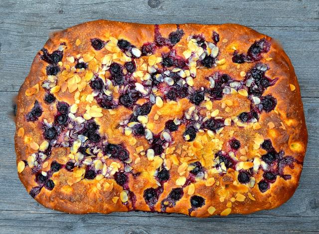 Rezeptbild: Butterkuchen mit Blaubeeren