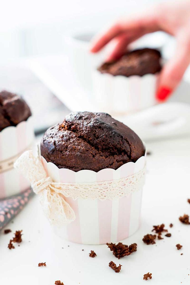 Rezeptbild: Vegane Schokomuffins 