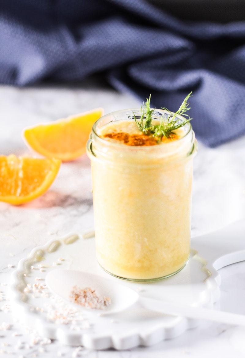 Rezeptbild: Veganer Fenchel Smoothie mit Ingwer