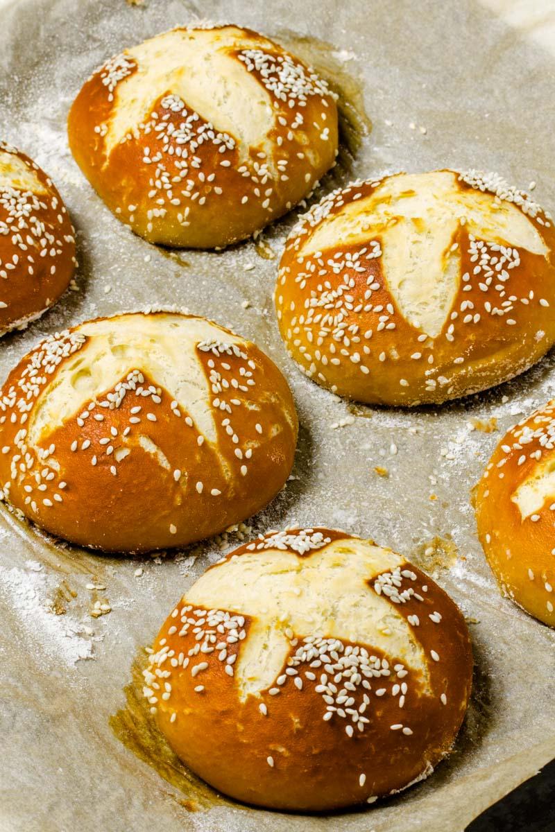 Rezeptbild: Laugenbrioche Buns