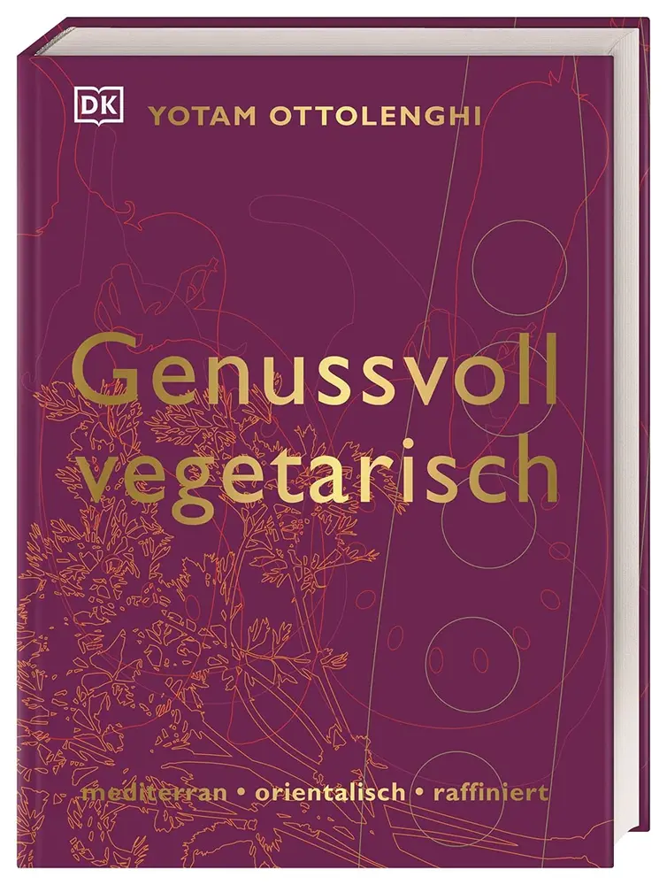 Buchcover: Genussvoll vegetarisch: mediterran - orientalisch - raffiniert
