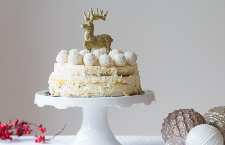 Rezeptbild: WEISSE SCHOKOLADE-MANGO-TORTE