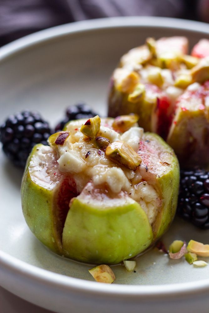 Rezeptbild: Gebackene Feigen mit Ziegenkäse