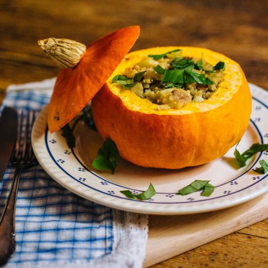 Rezeptbild: Gefüllter Kürbis