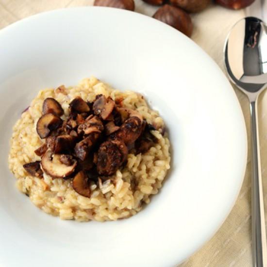 Rezeptbild: Pilz-Maronen-Risotto