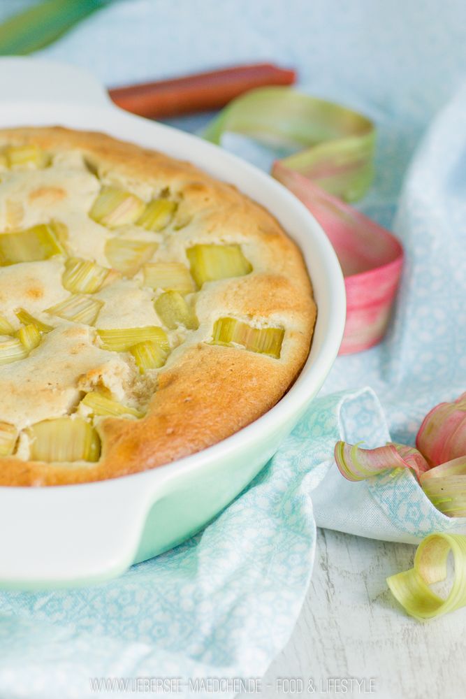 Rezeptbild: Rhabarber-Clafoutis
