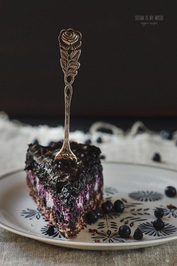 Rezeptbild: Makronenkuchen mit Blaubeeren