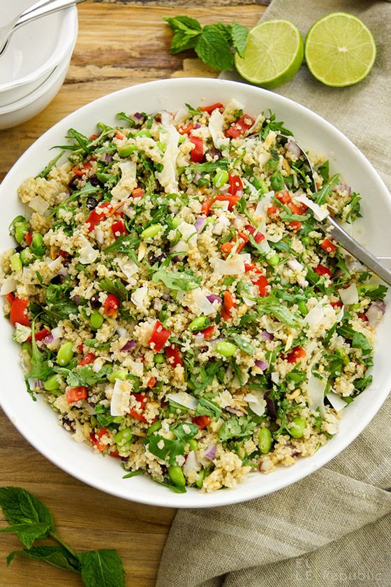 Rezeptbild: Kokos-Quinoasalat mit Edamame