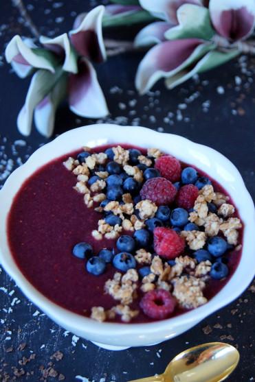 Rezeptbild: Acai Beeren Chia Bowl 