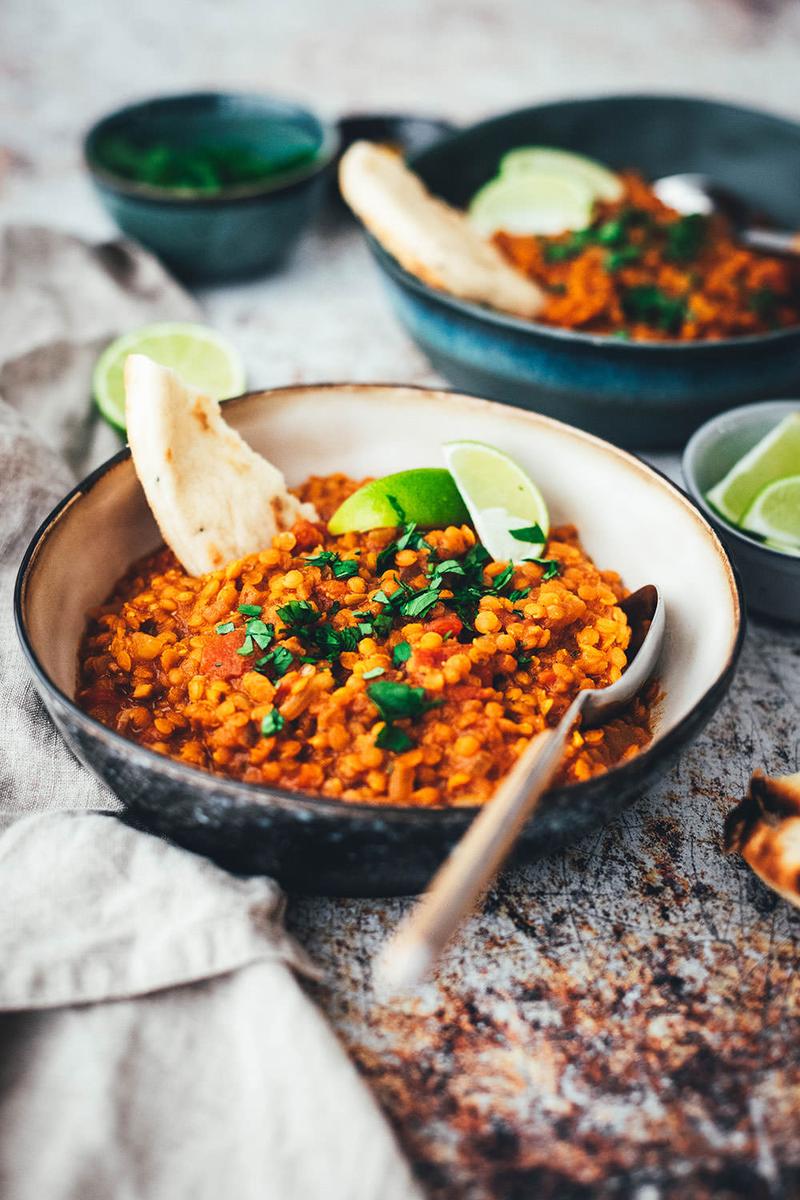 Rezeptbild: Rote Linsen Dal mit Kokosmilch