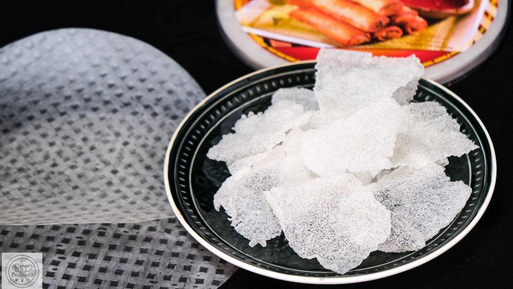 Rezeptbild: Reis Papier Chips