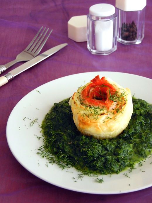 Rezeptbild: Lachs im Blätterteig