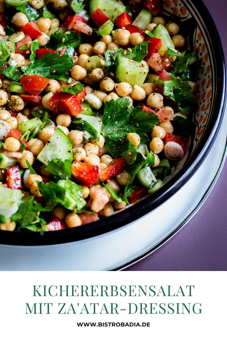 Rezeptbild: Kichererbsensalat mit Za'atar-Dressing