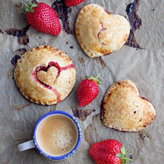 Rezeptbild: Erdbeer Hand Pies