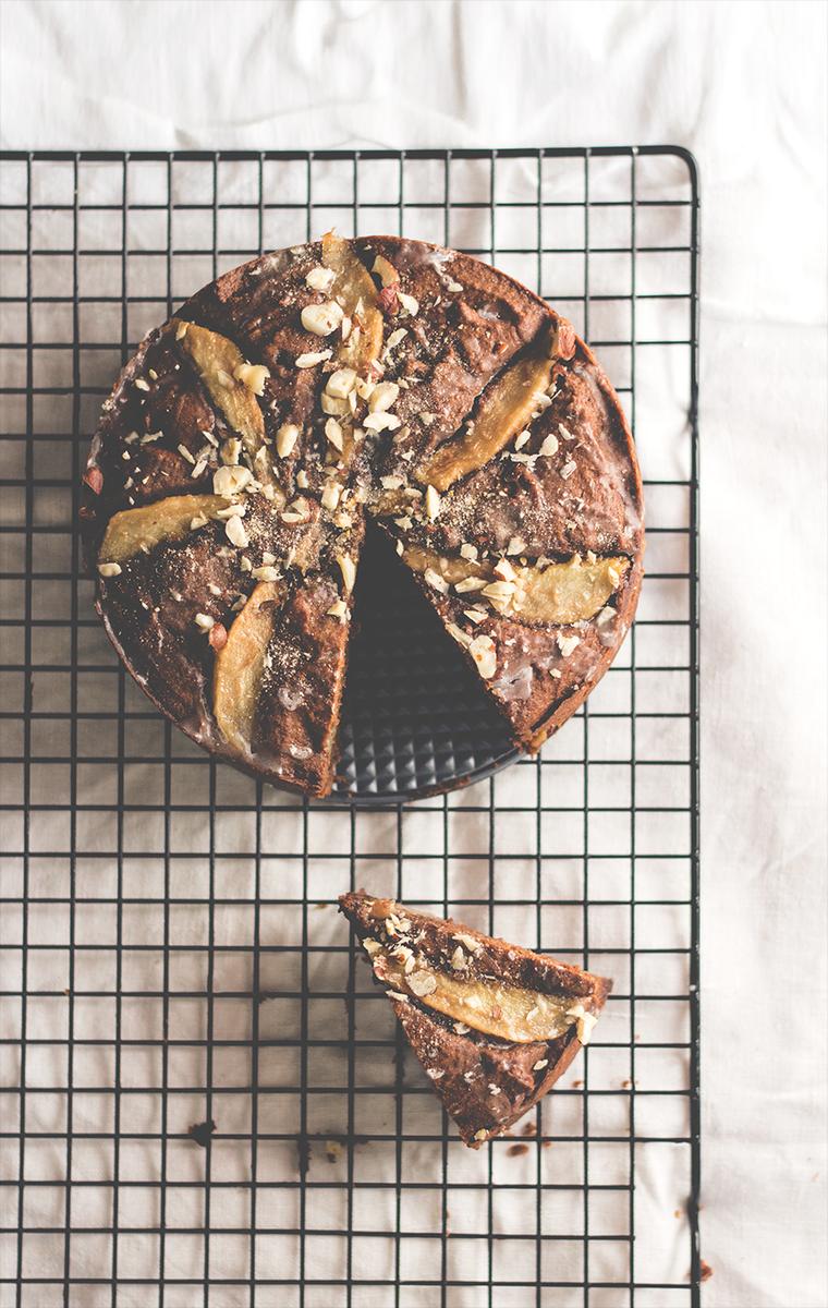 Rezeptbild: Schokoladen-Birnen-Kuchen