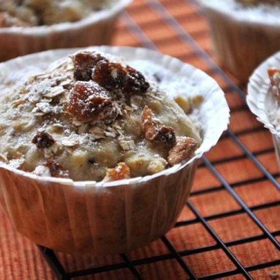 Rezeptbild: Gewürzmuffins mit Trockenfrüchten