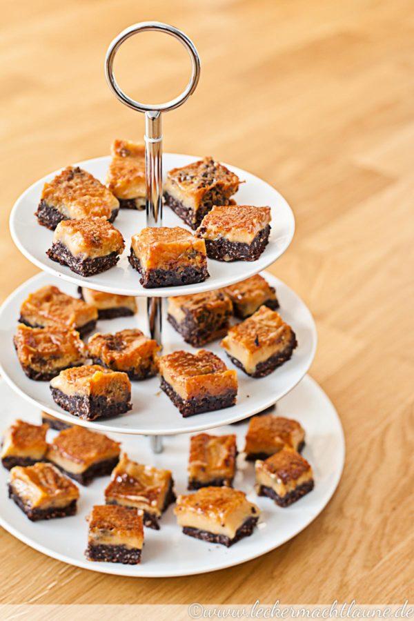 Rezeptbild: Dulche-de-leche-Schokohappen