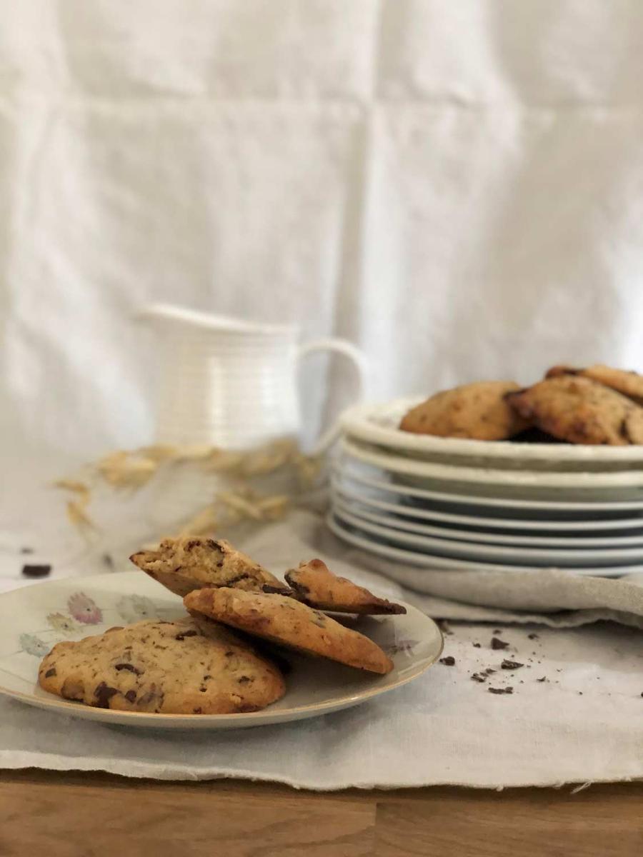Rezeptbild: Chocolate Cookies mit Walnüssen