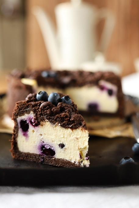 Rezeptbild: Zupfkuchen mit Heidelbeeren