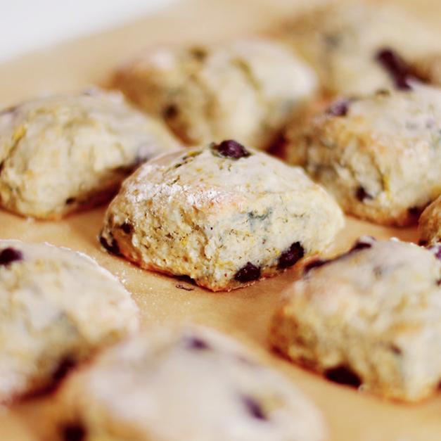 Rezeptbild: Scones mit Heidelbeeren und Zitrone