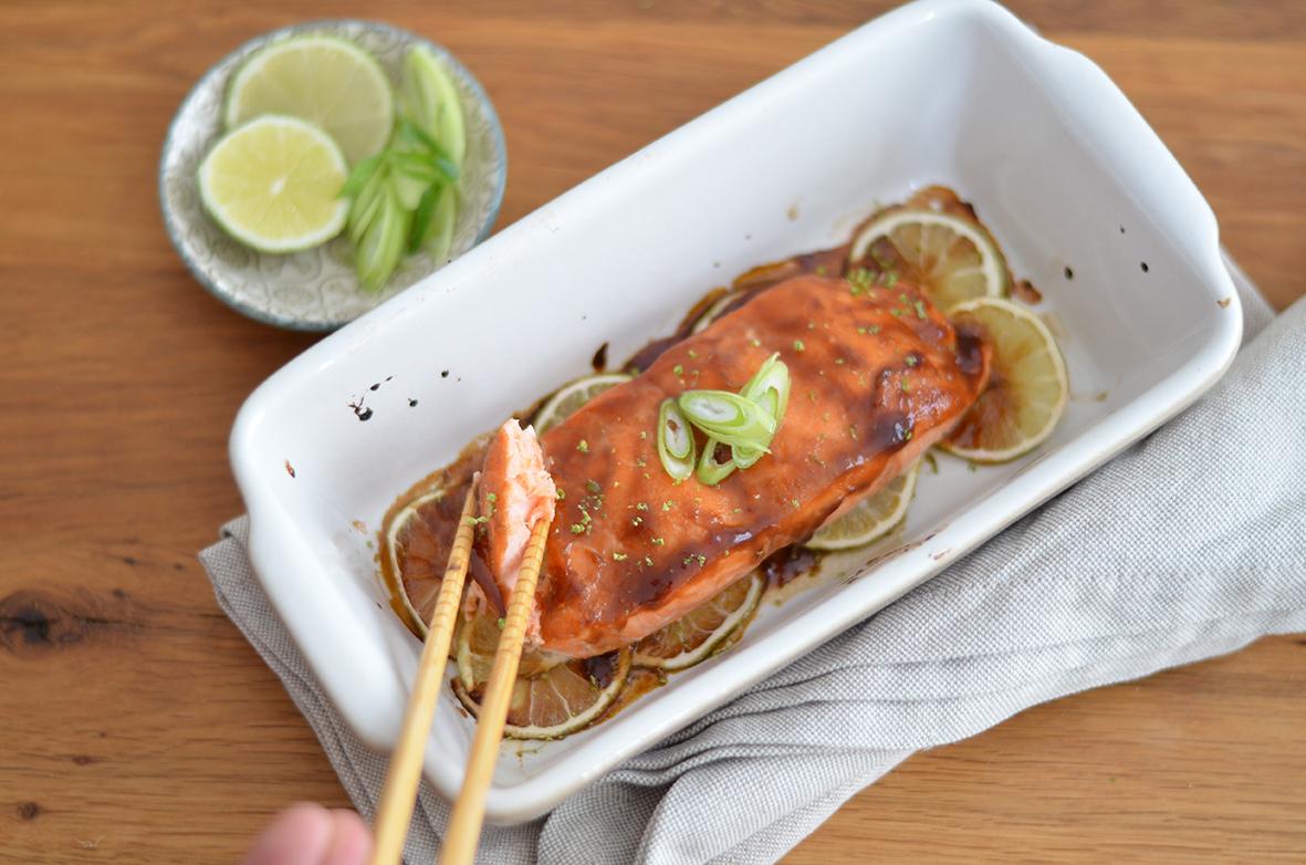 Rezeptbild: Limetten-Lachs-Teriyaki