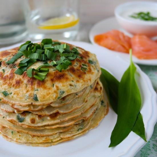 Rezeptbild: Bärlauch-Pfannkuchen