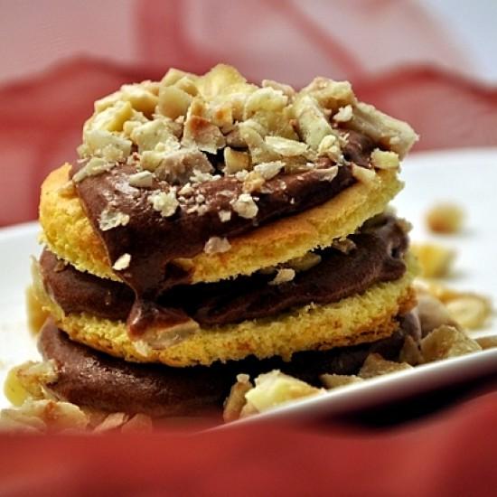 Rezeptbild: Dessert mit Kastanien und 2 Schokoladen