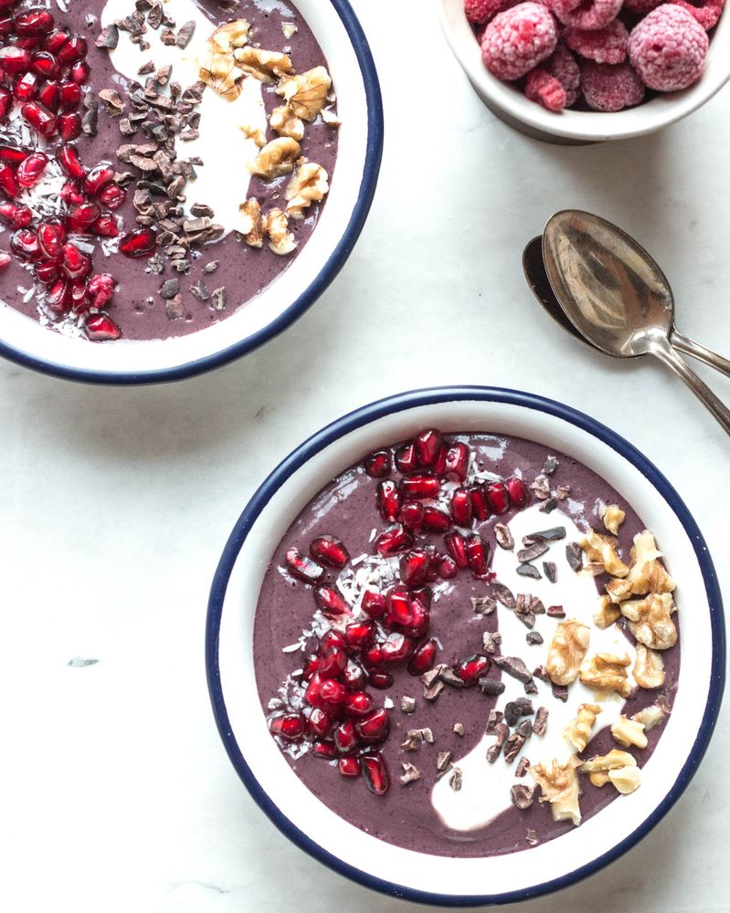 Rezeptbild: Beerige Smoothie Bowl