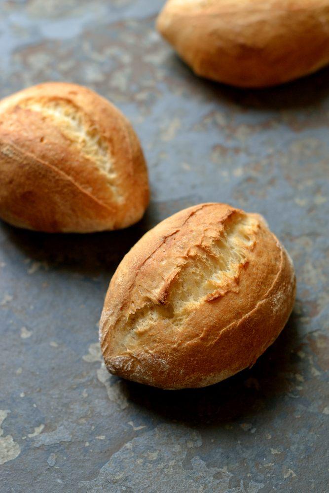 Rezeptbild: "No Knead" Weizensemmeln mit Biga