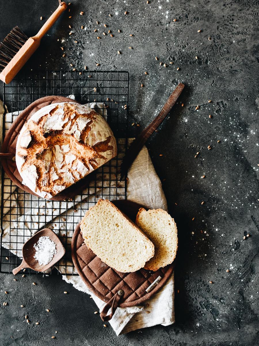 Rezeptbild: SCHNELLES WEIZENBROT IM TOPF
