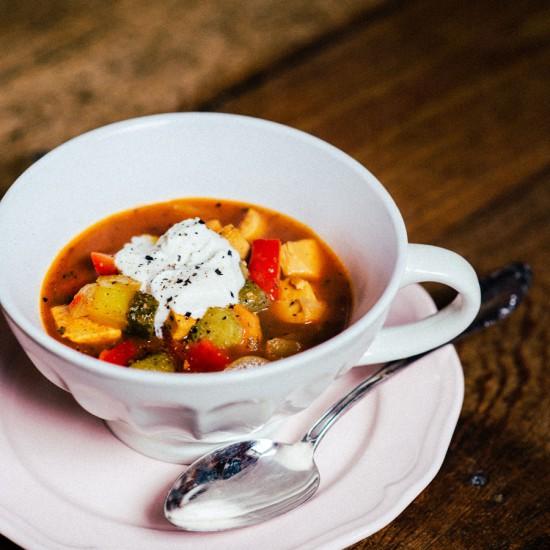 Rezeptbild: vegane Soljanka