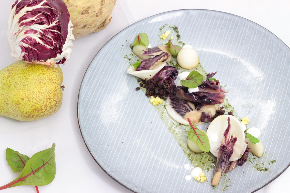 Rezeptbild: Radicchio in der Vorspeise - Das Spiel mit der Geschmacksrichtung Bitter
