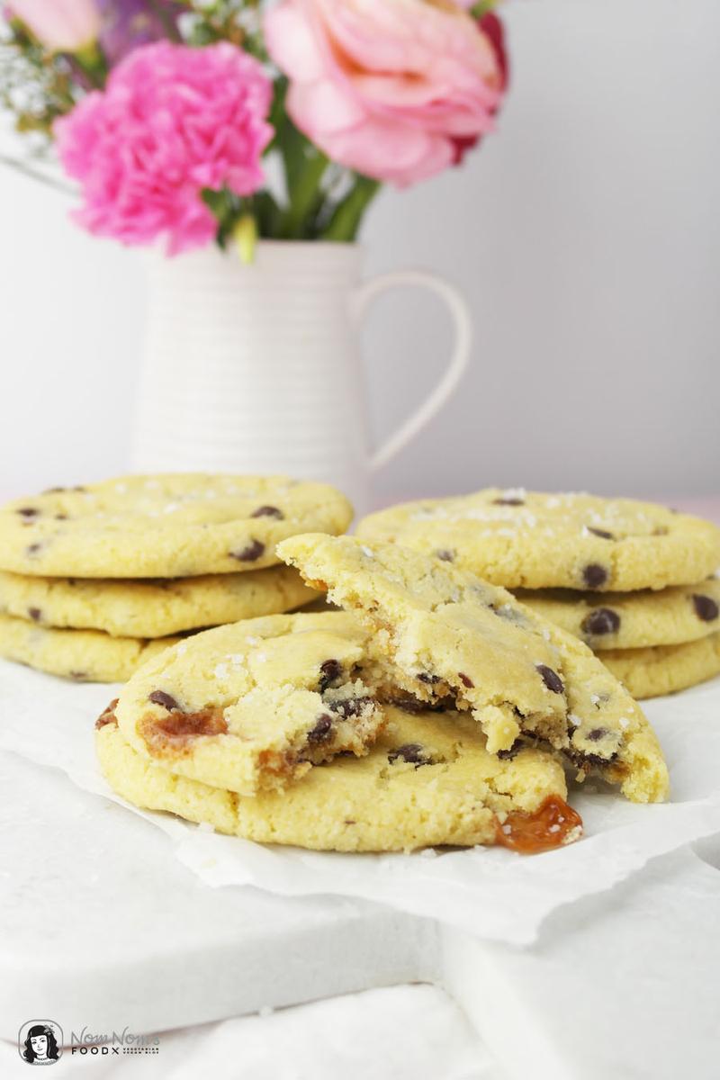 Rezeptbild: Salted Caramel Chocolate Chips Cookies