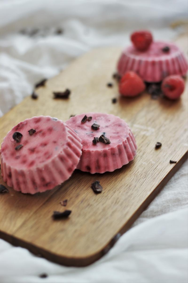 Rezeptbild: Himbeer Joghurt Bites