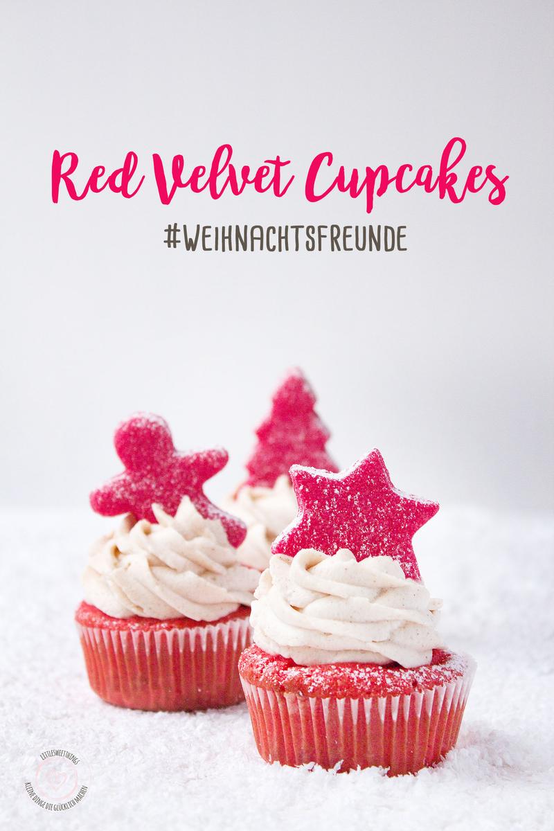 Rezeptbild: Red Velvet Christmas Cupcakes #weihnachtsfreunde