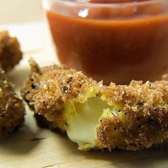 Rezeptbild: Mozzarellasticks