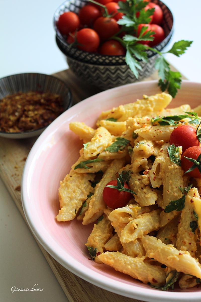 Rezeptbild: Kräuter-Süßkartoffel-Pasta
