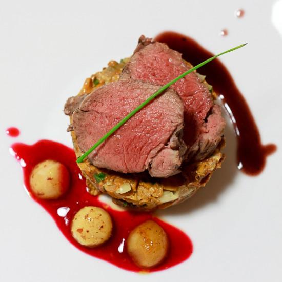Rezeptbild: Pochierter Rehrücken