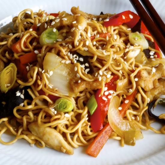 Rezeptbild: Chinese stir-fried noodles